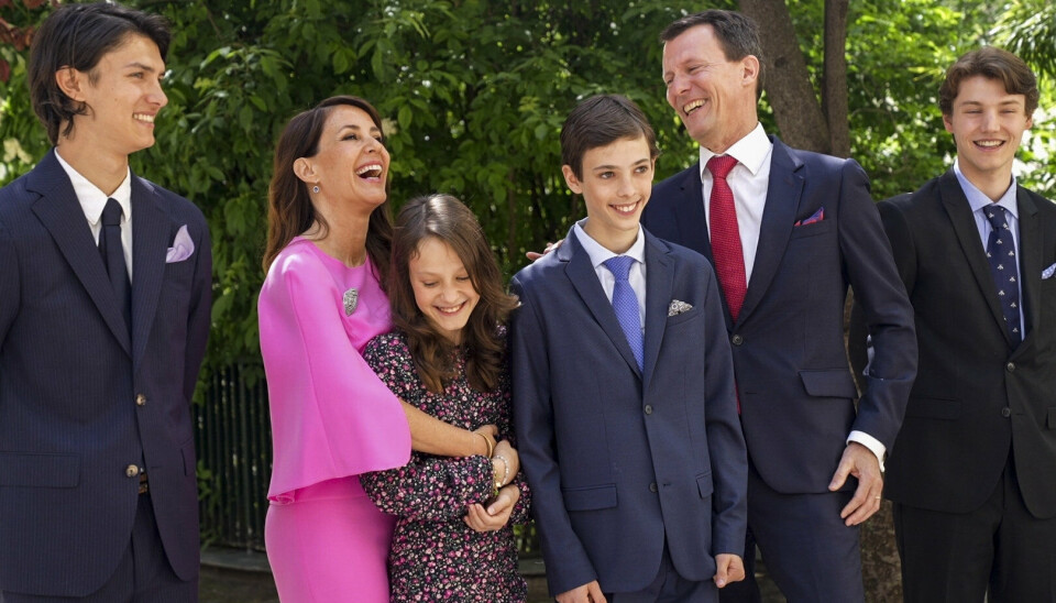 Prins Joachim, prinsesse Marie, komtesse Athena og grev Henrik er flyttet til USA. Prins Joachims to ældste sønner, grev Nikolai og grev Felix er henholdsvis flyttet til Australien og blevet tilbage i Danmark, for at studere. (Arkivfoto). Prins Joachim, prinsesse Marie, komtesse Athena og grev Henrik er flyttet til USA. Prins Joachims to ældste sønner, grev Nikolai og grev Felix er henholdsvis flyttet til Australien og blevet tilbage i Danmark, for at studere. (Arkivfoto).